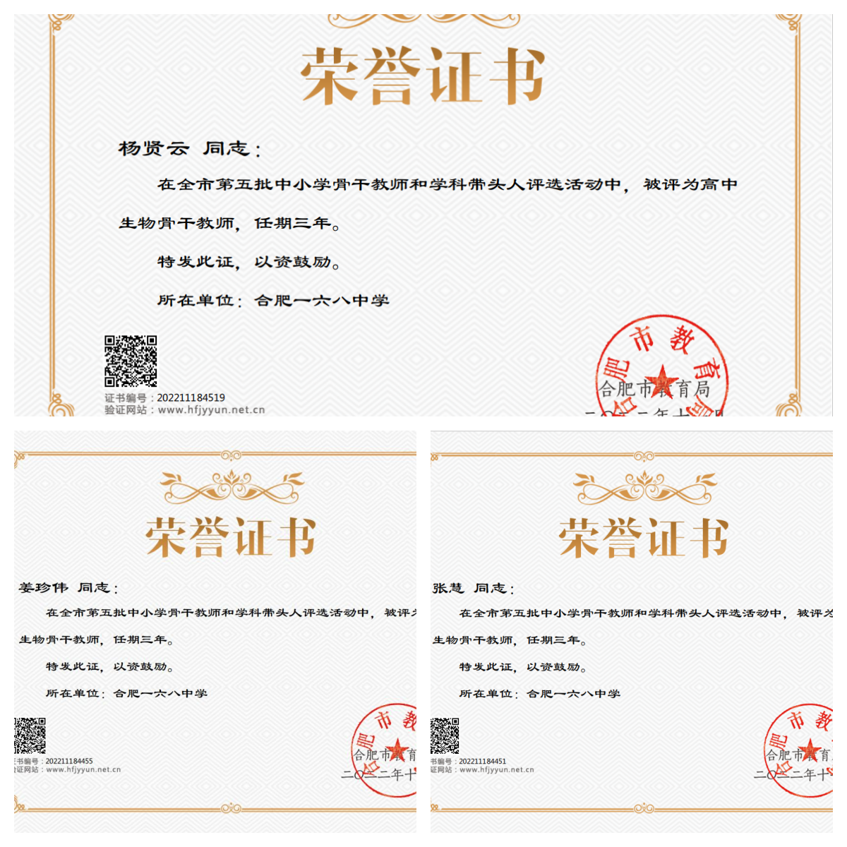 骨干教师
