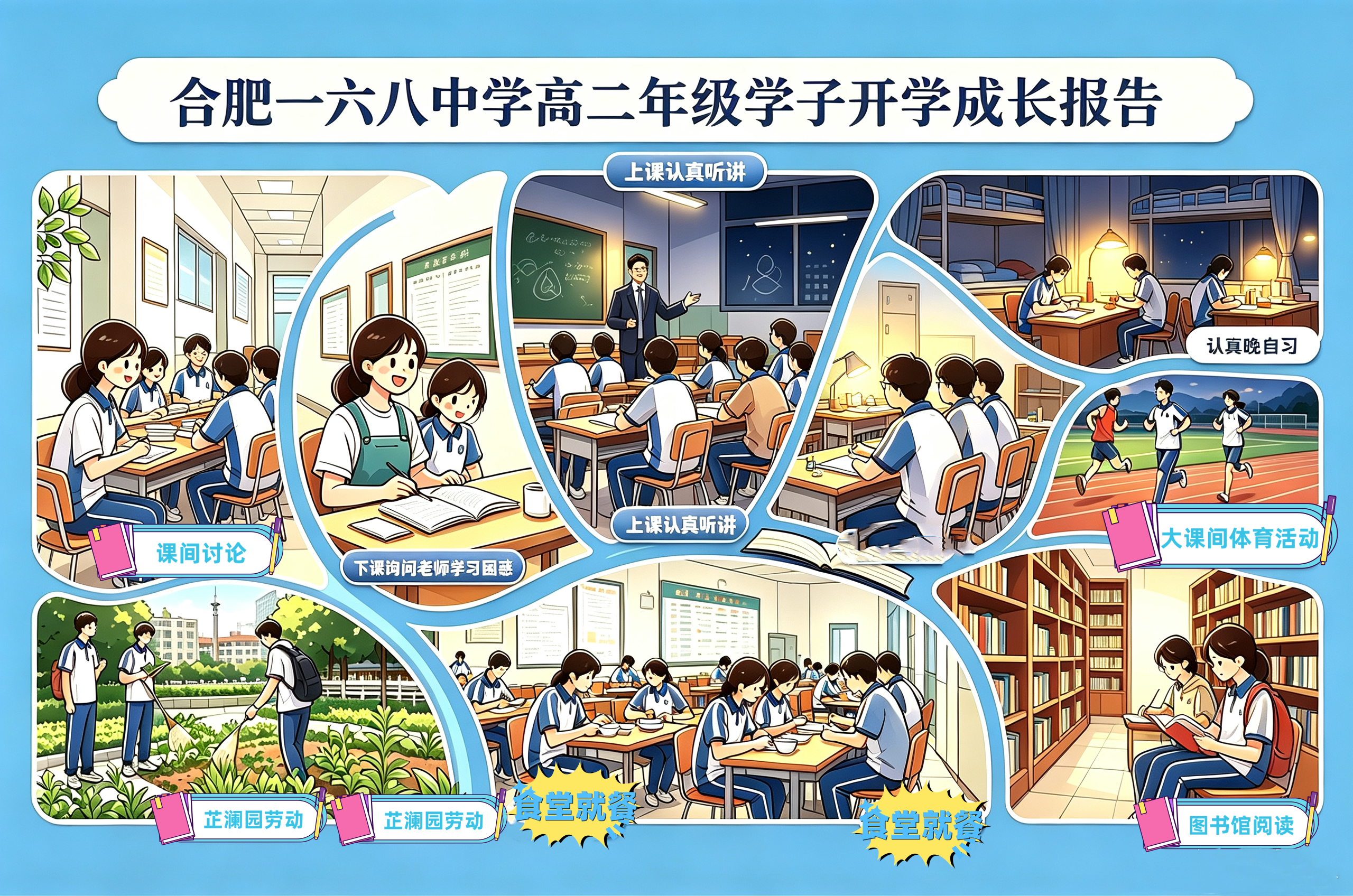 合肥一六八中学高二开学成长报告图_副本